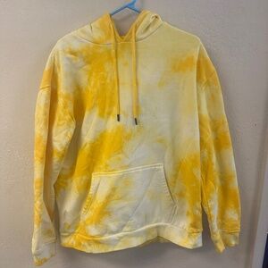 Yellow Tie Dye Sweatshirt custom